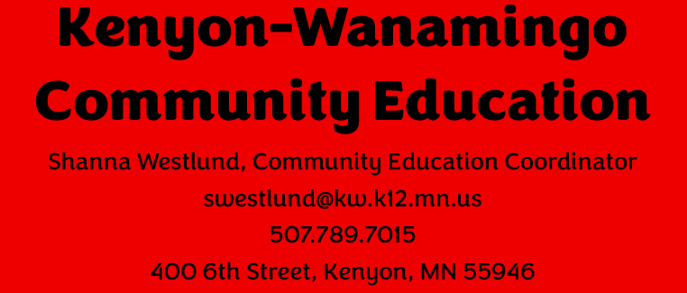 Kenyon-Wanamingo #2172 - rSchoolToday Class Registration v3.0