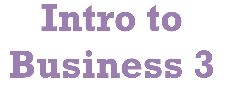 Introduction to Business 3 Class